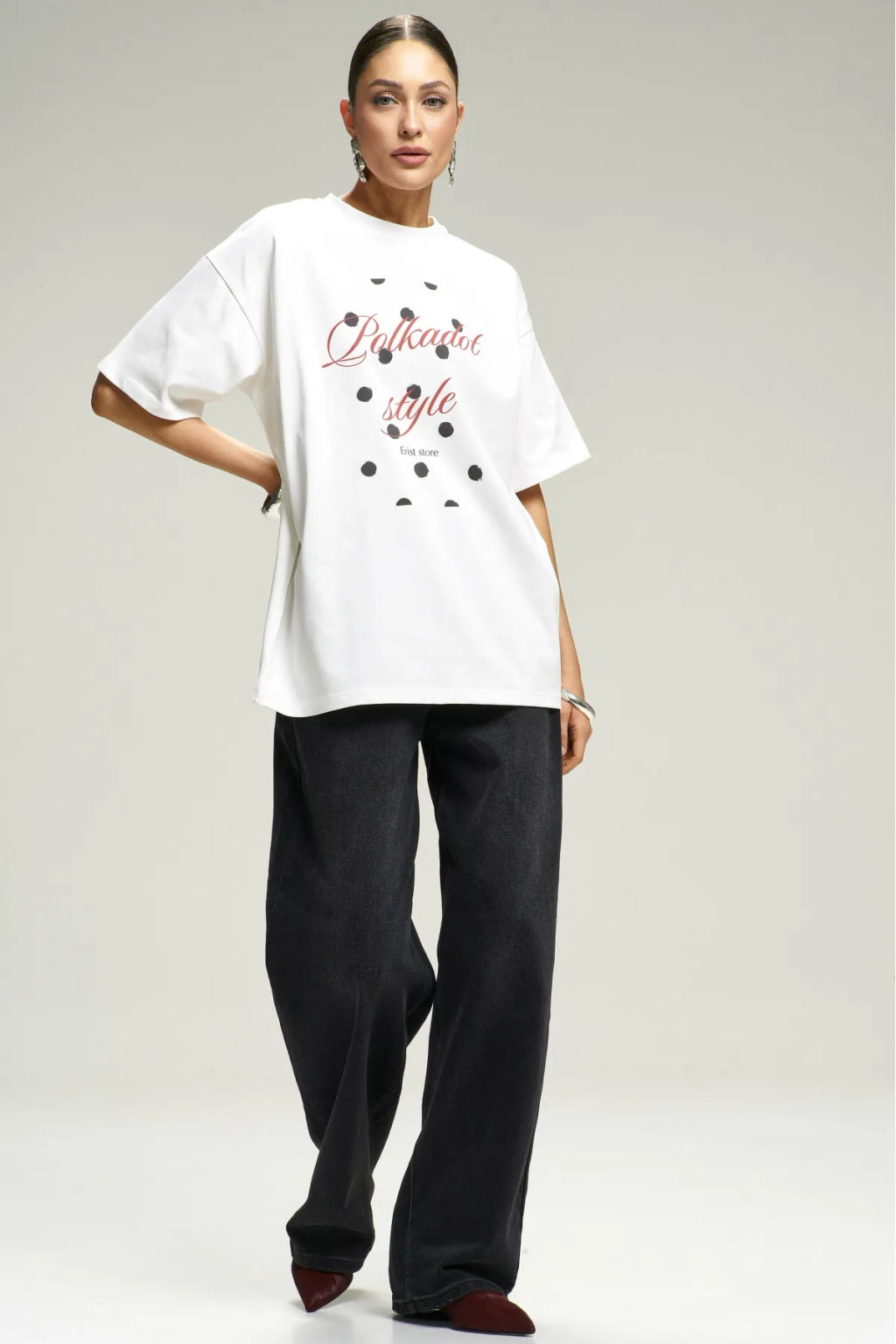 Футболка Polkadot White