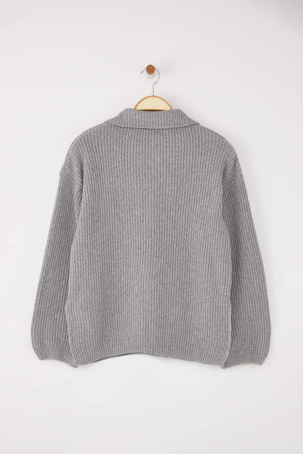 More Sustainable Antrasit Triko Kazak TWOAW24KZ01119 - Trendyolmilla фото 17