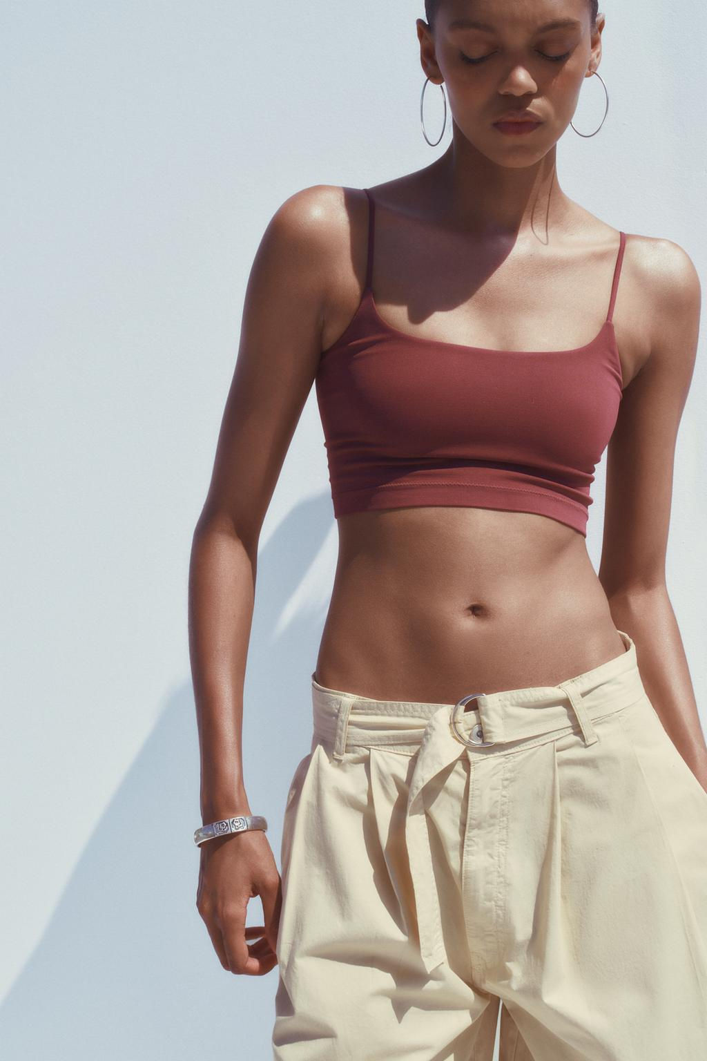 SEAMLESS CROP TOP - Zara фото 16