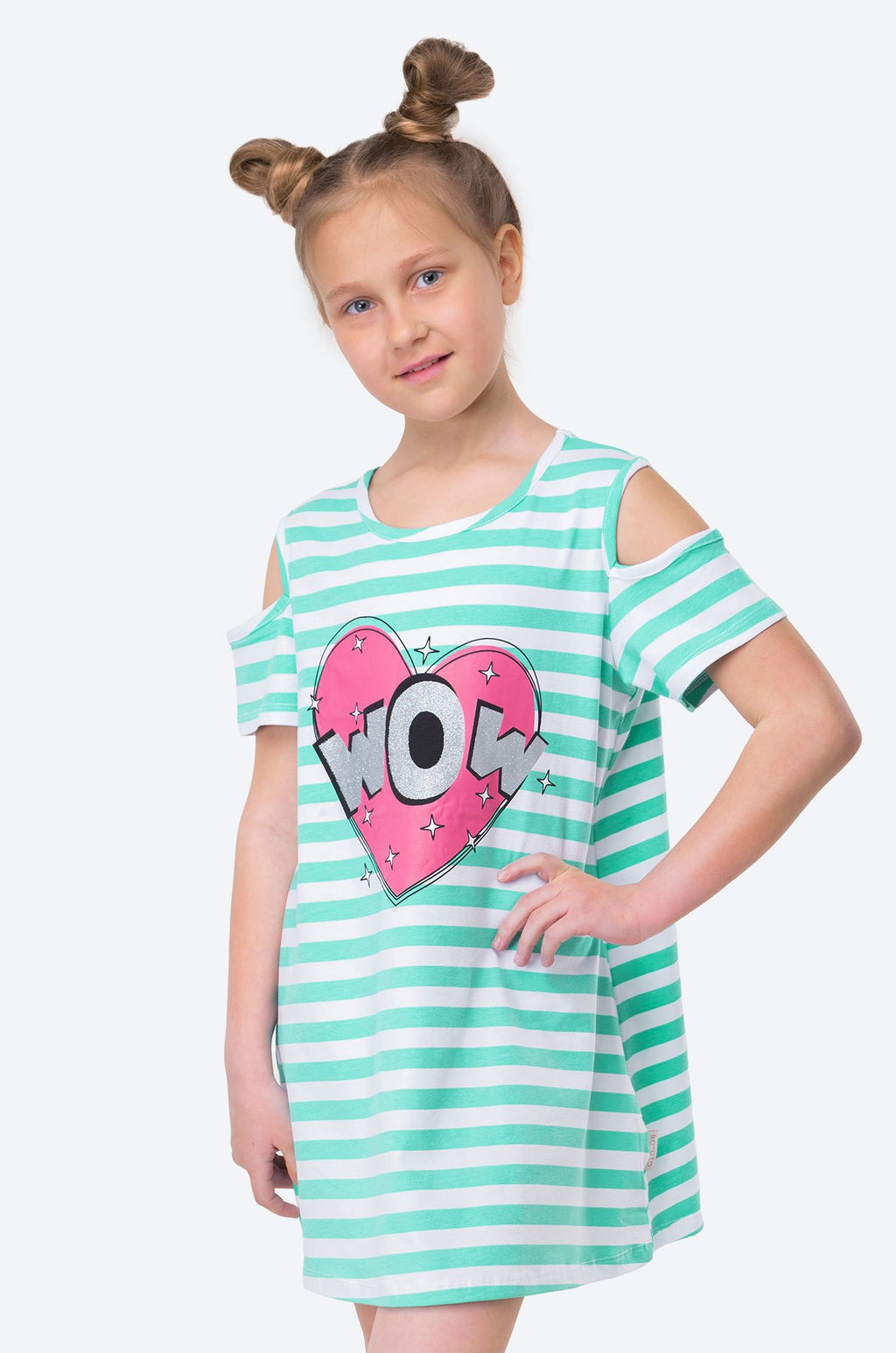 Летнее платье с лайкрой для девочки Bonito  фото 17