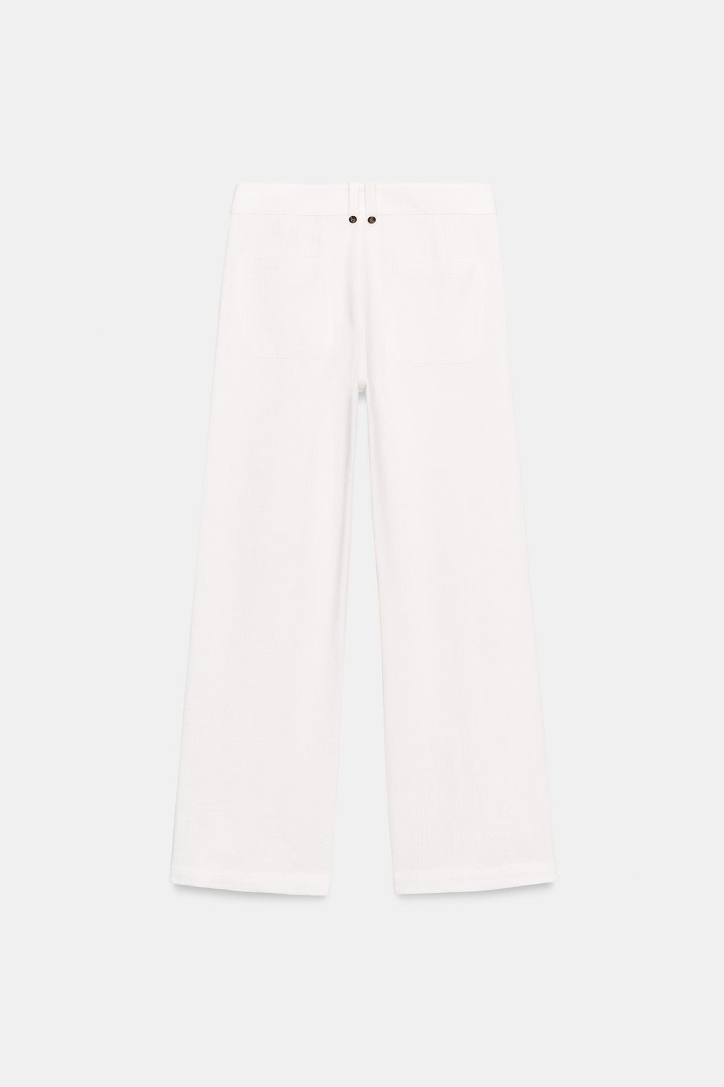 PANTAL?N CULOTTE TEJIDO R?STICO / Crudo - Zara фото 6