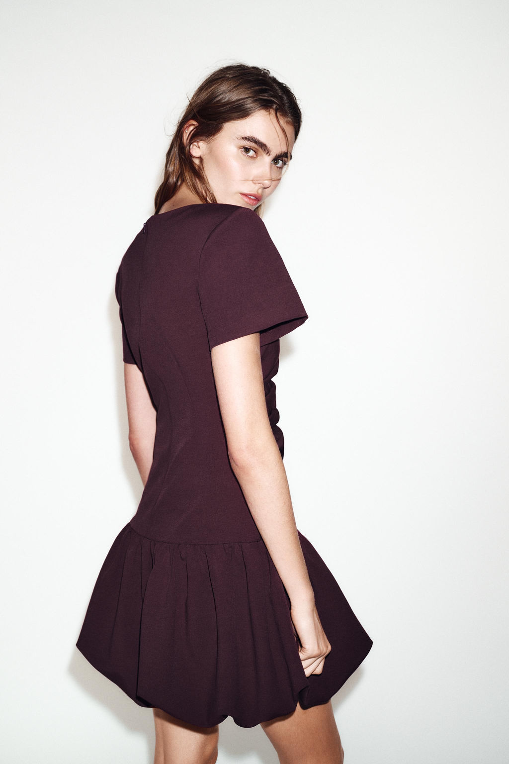 SHORT BALLOON DRESS - Zara фото 12