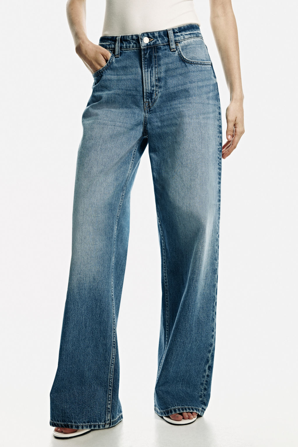 Baggy Regular Waist Jeans - H&m фото 10