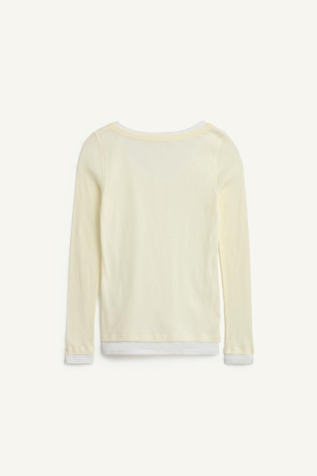 CTTN DBL TSHRT 16 / Burgundy - Zara фото 10