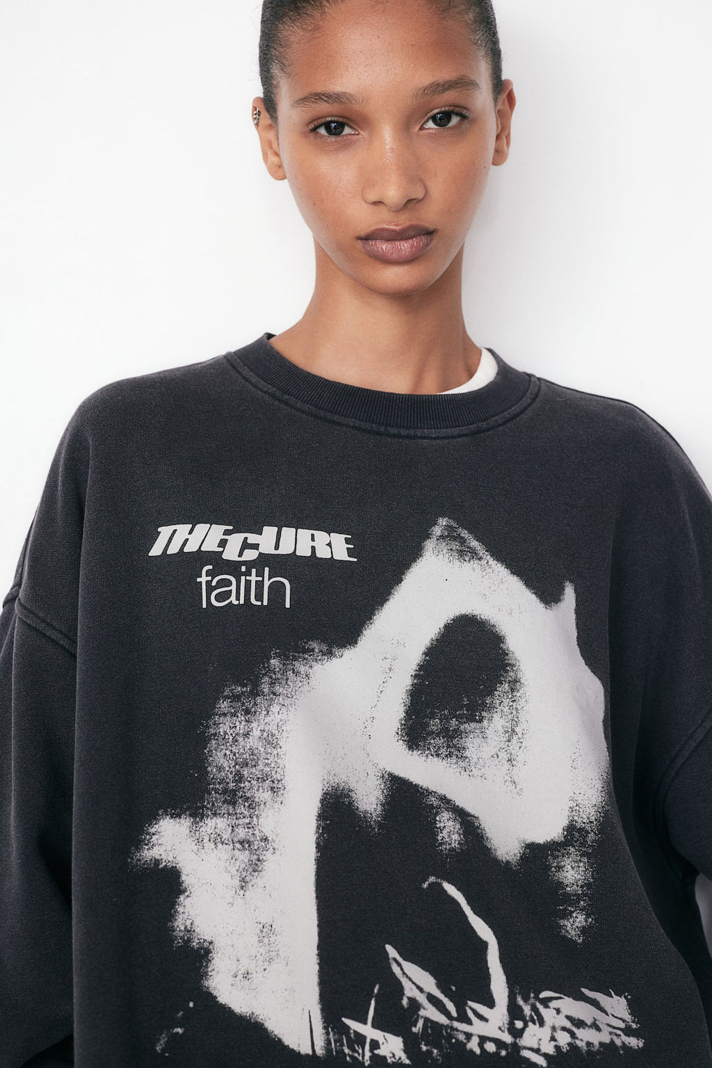 Sudadera oversize con estampado - H&m фото 2