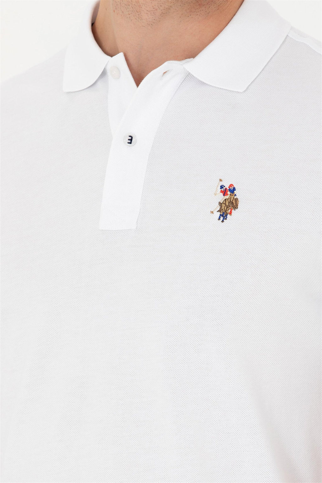 Мужская белая базовая скидка на сюрприз в корзине - U.s. polo assn фото 6