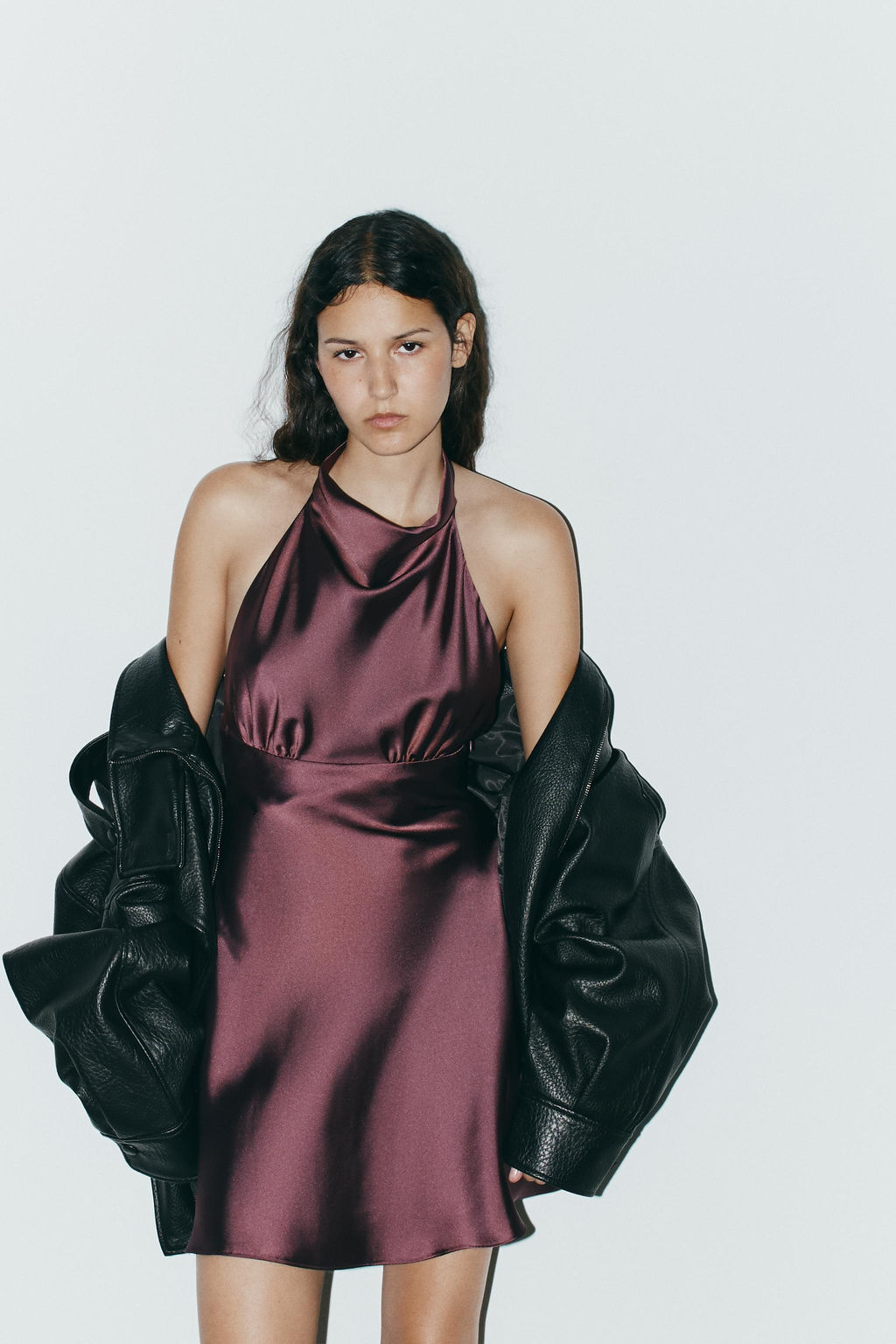 SATIN MINI DRESS - Zara фото 5