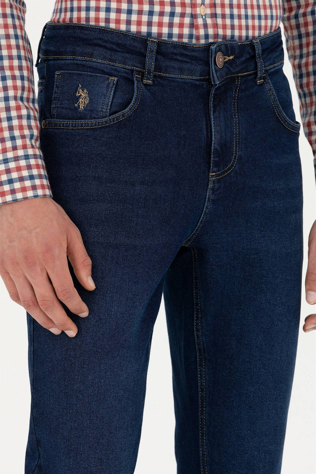 Мужские синие джинсовые брюки - U.s. polo assn фото 6