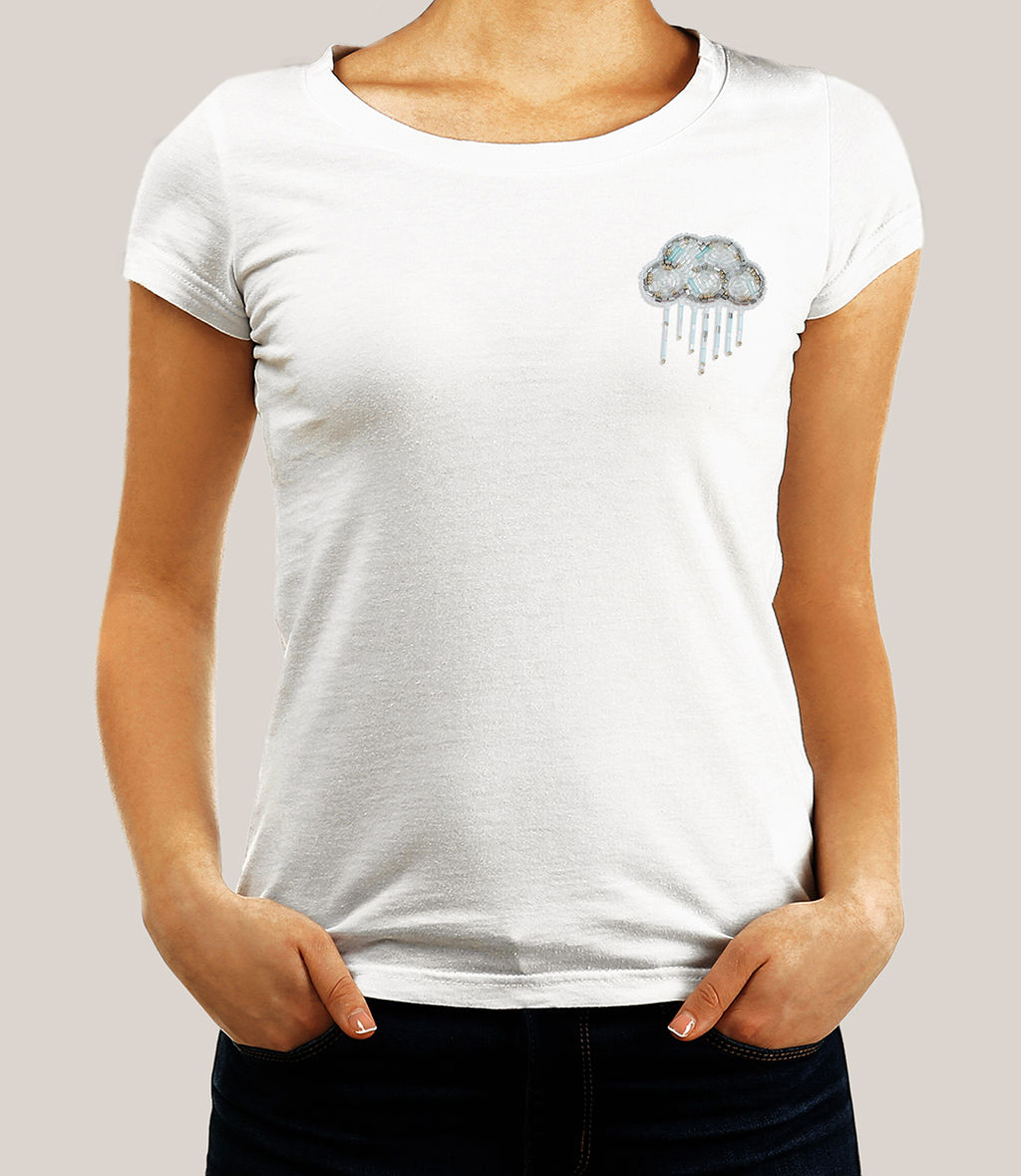 Klart набор для вышивания 10-050 Брошь. Тучка 5.5 х 6.5 см  фото 8