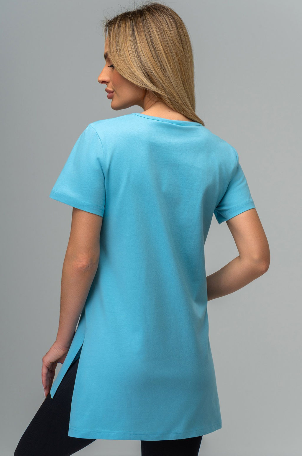 Удлиненная женская футболка с разрезами Happyfox - Happy fox фото 4