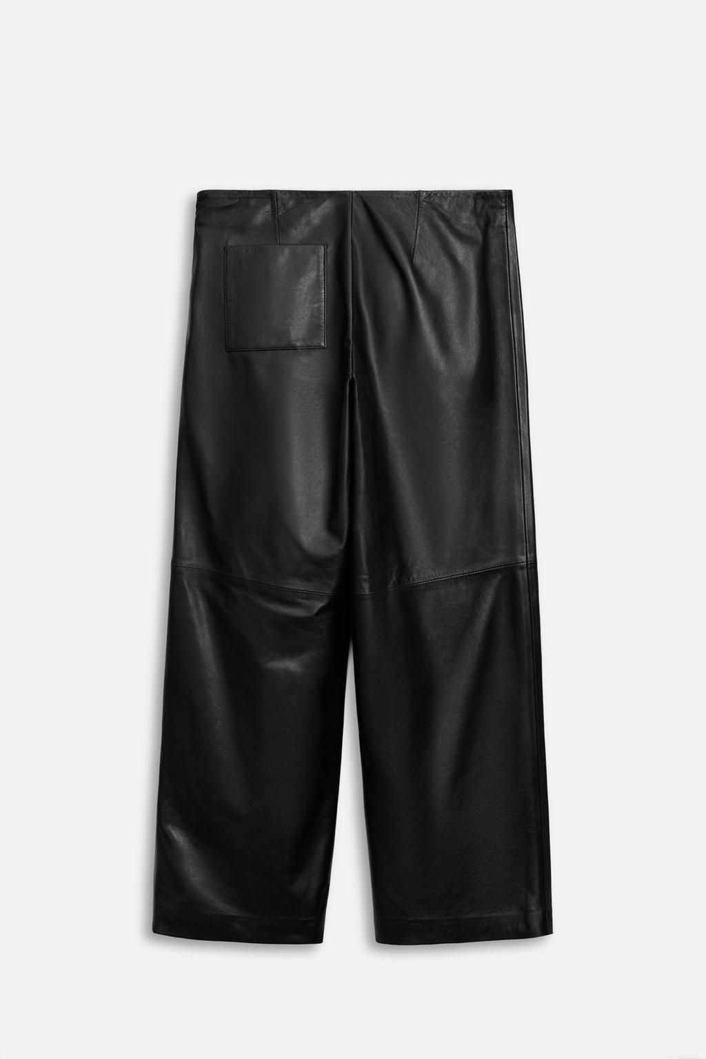 LEATHER TROUSERS WITH SEAM DETAIL 50TH ANNIVERSARY - Zara фото 4