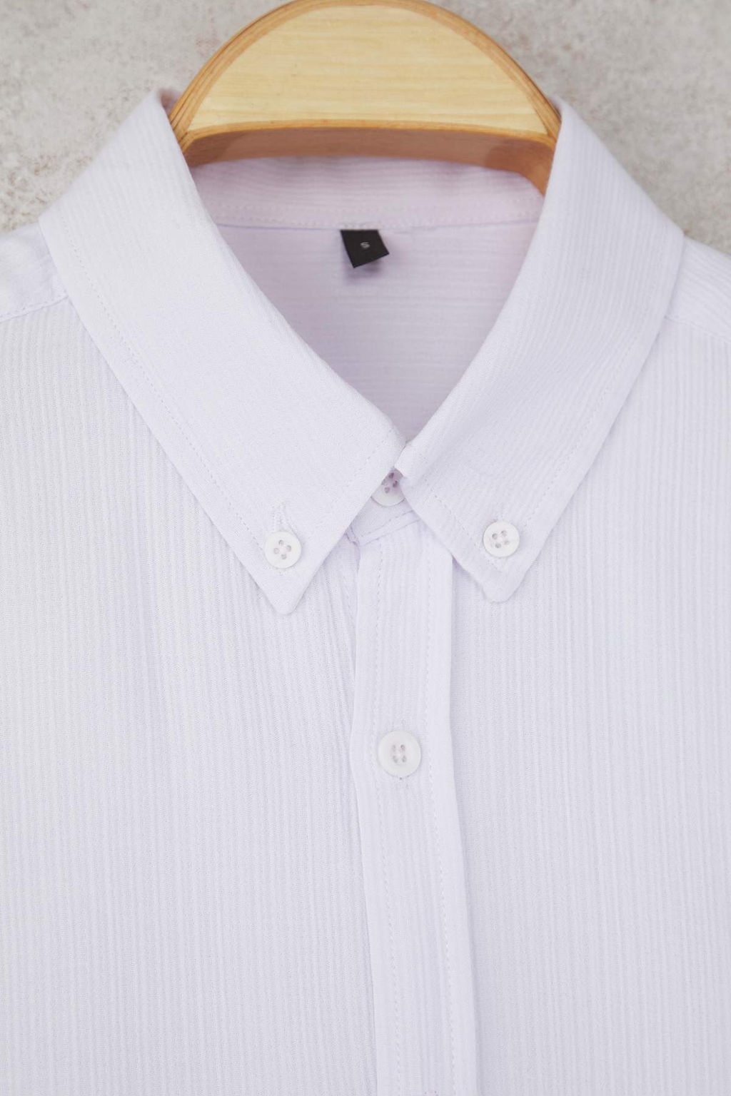 Beyaz Fitted Erkek Gomlek TMNAW26GO00002 - Trendyolmilla фото 2