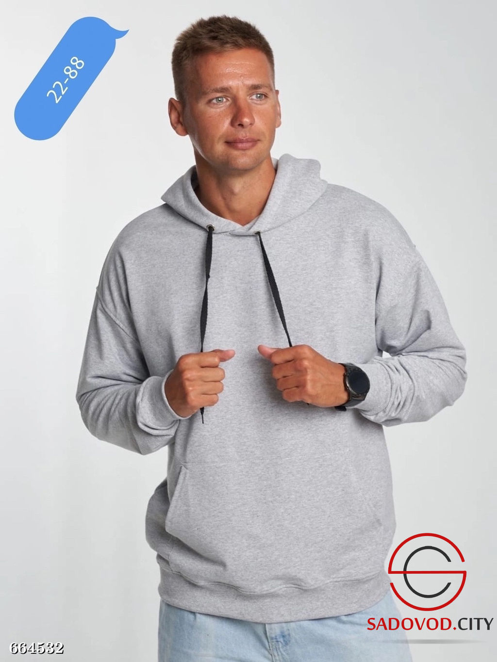 Мужская толстовка с капюшоном - Bruno фото 7