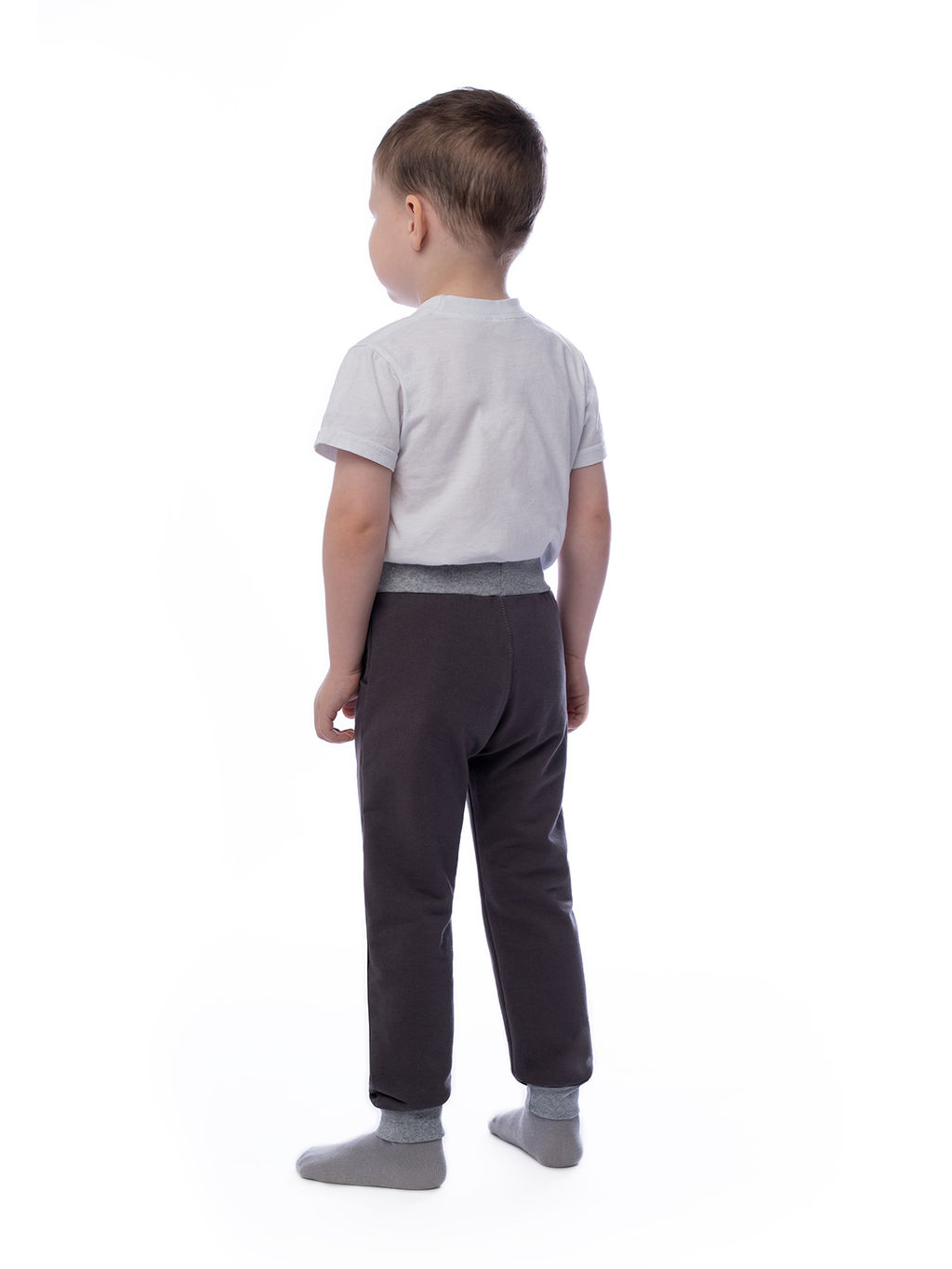 Брюки детские серые