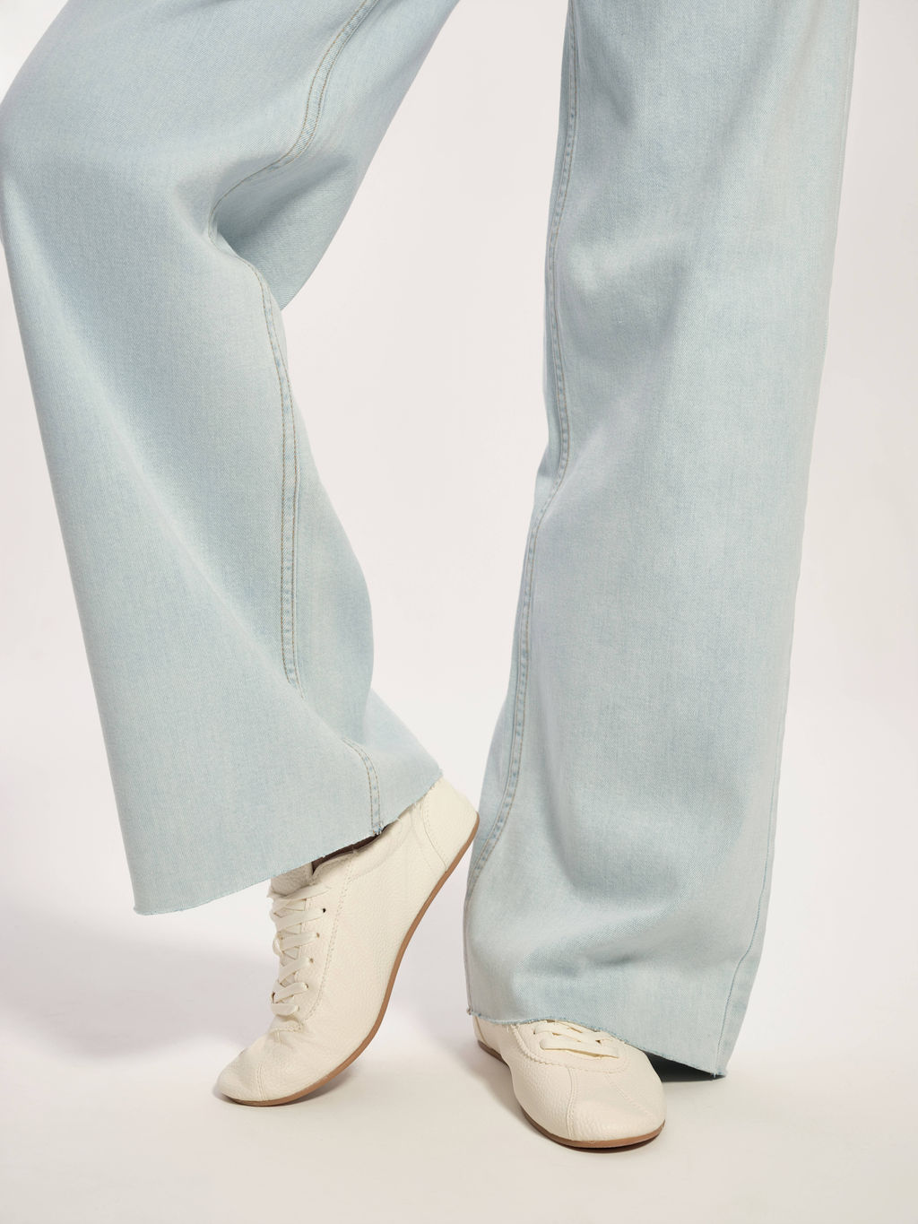 CONTE CON-784 Джинсы wide leg ULTRA-LONG небесно-голубого цвета light blue