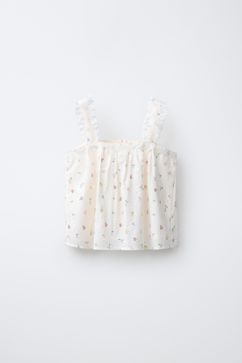 TOP SCHIFFLY PUNTILLA / Crudo - Zara фото 3
