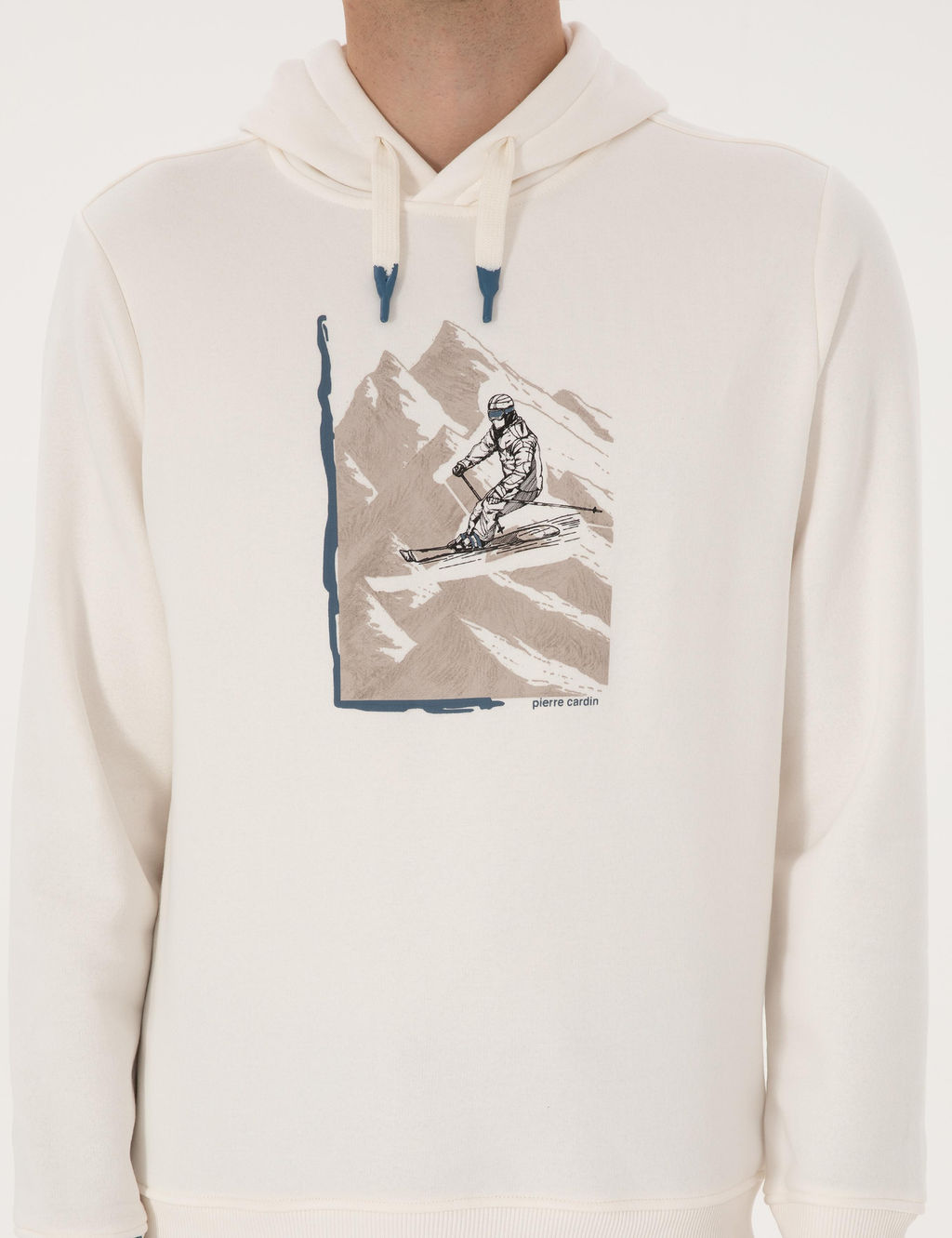 Ekru Regular Fit Sweatshirt - Pierre cardin фото 6
