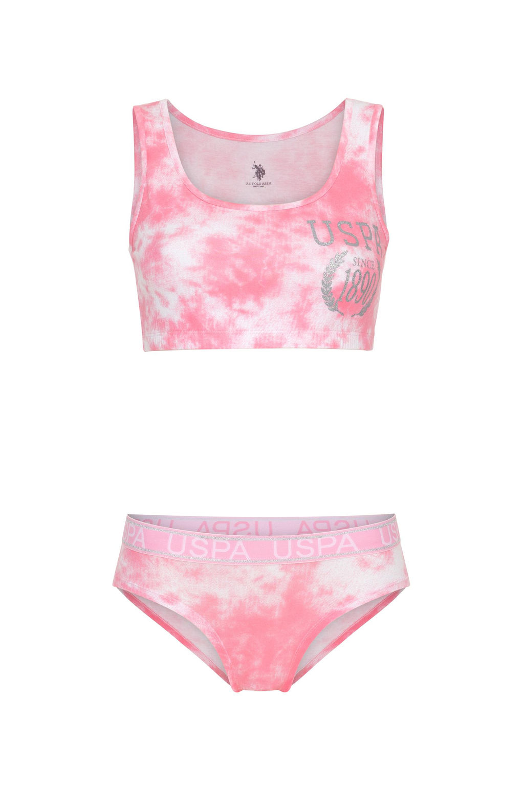 Розовый комплект женского нижнего белья Неожиданная скидка в корзине