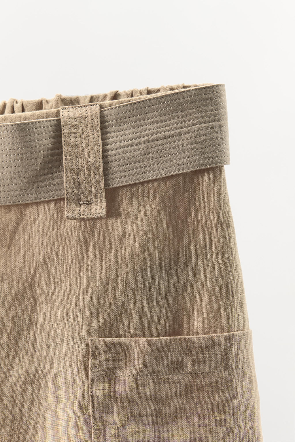 100% LINEN COMBINED BERMUDA SHORTS - LIMITED EDITION - Zara фото 14
