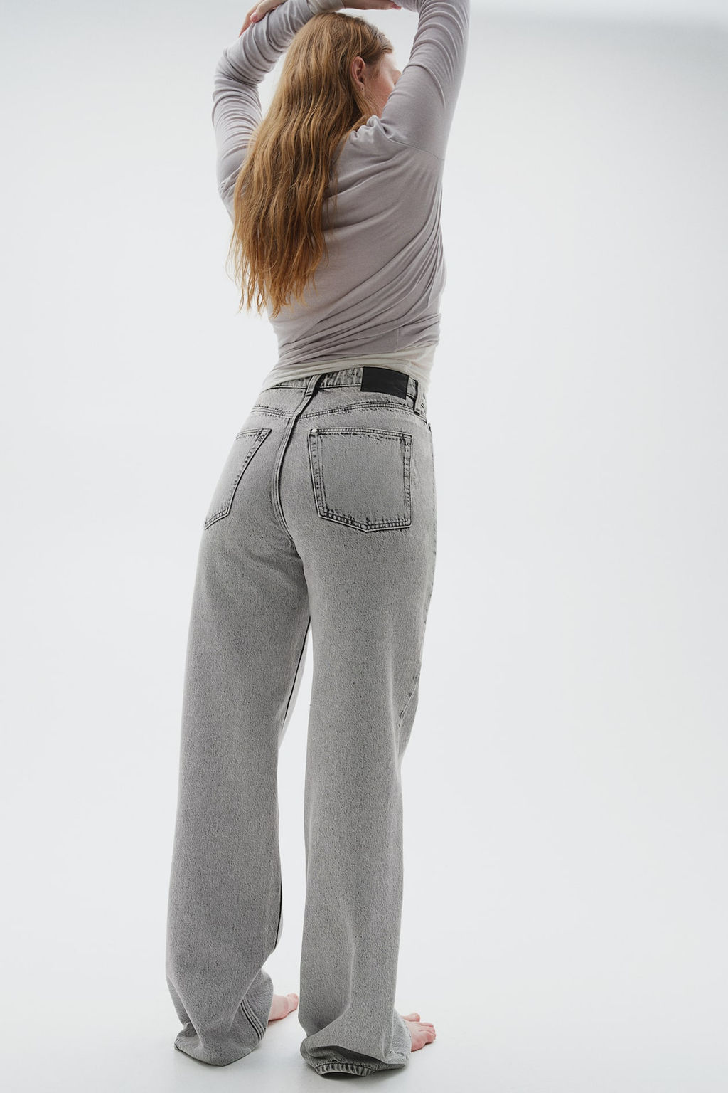Curvy Fit Wide Ultra High Jeans - H&m фото 4