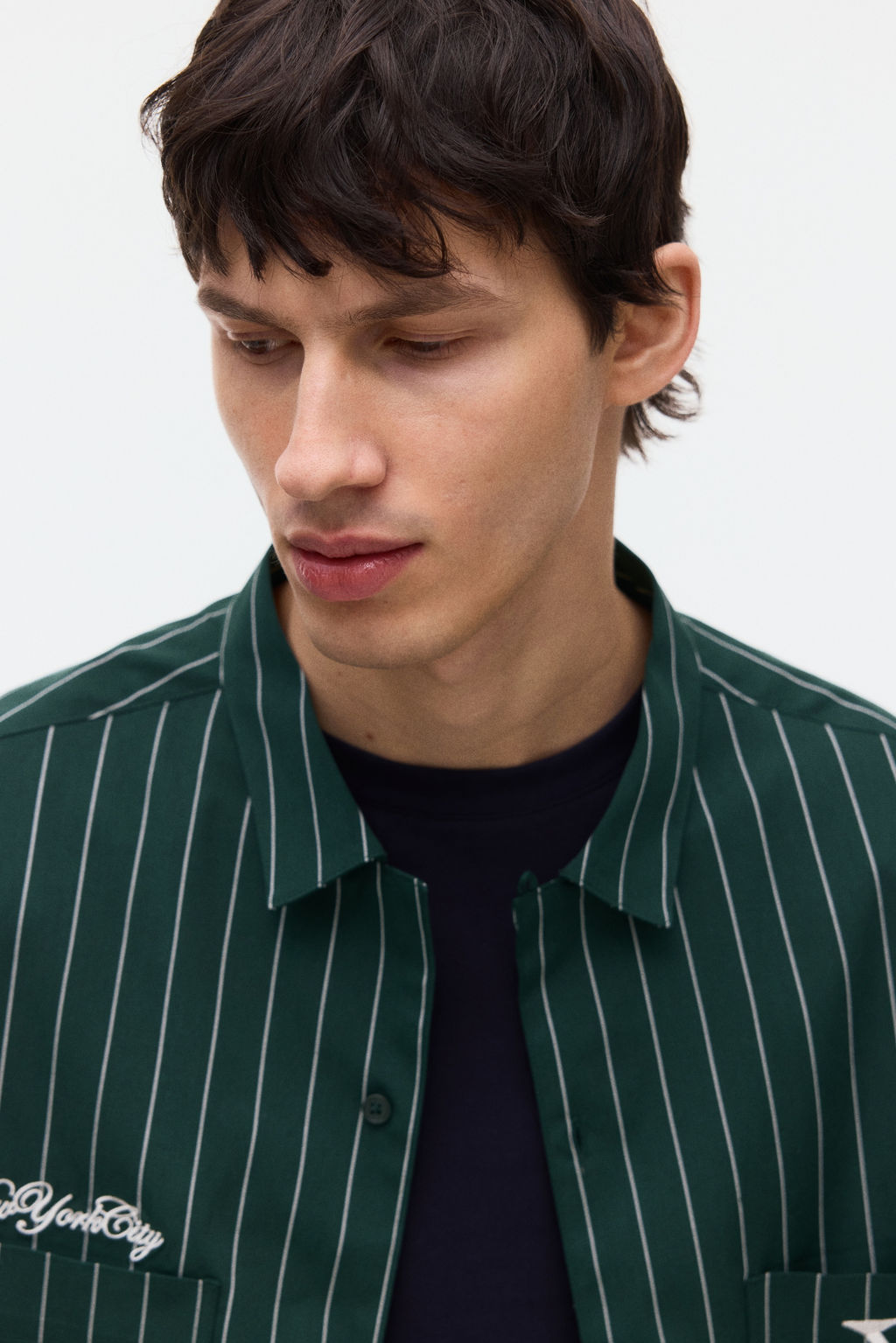 Camisa con motivo bordado Regular Fit - H&m фото 4