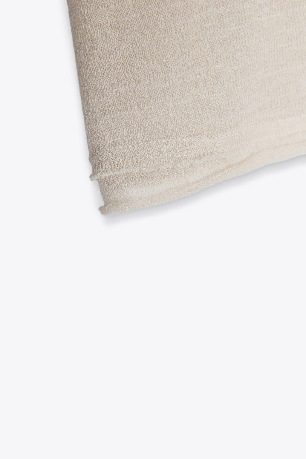 WOOL SHORT SLEEVE T-SHIRT - Zara фото 7