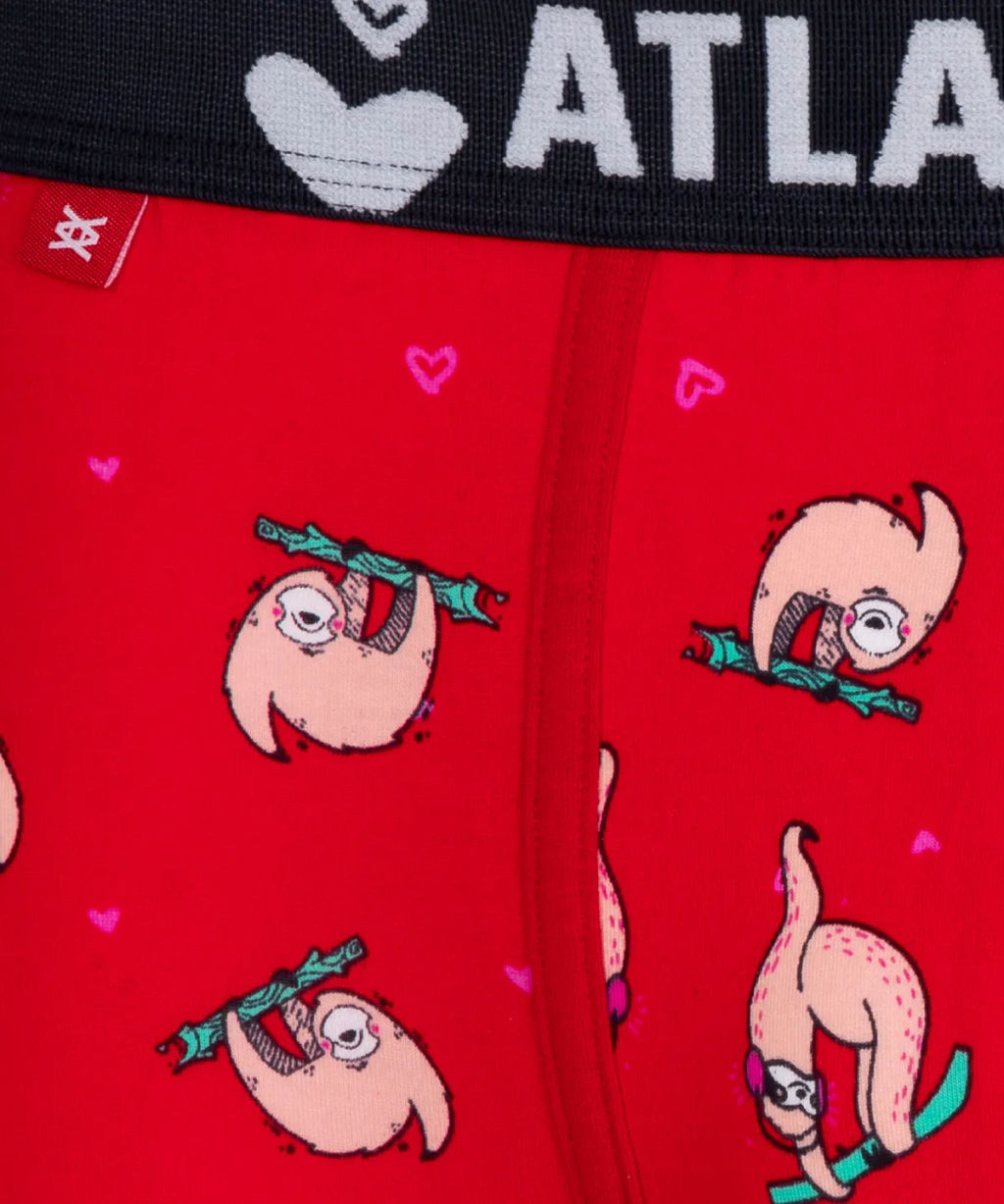 ATLANTIC 2GMH-018 Трусы шорты Valentines - набор 2 шт.  фото 8