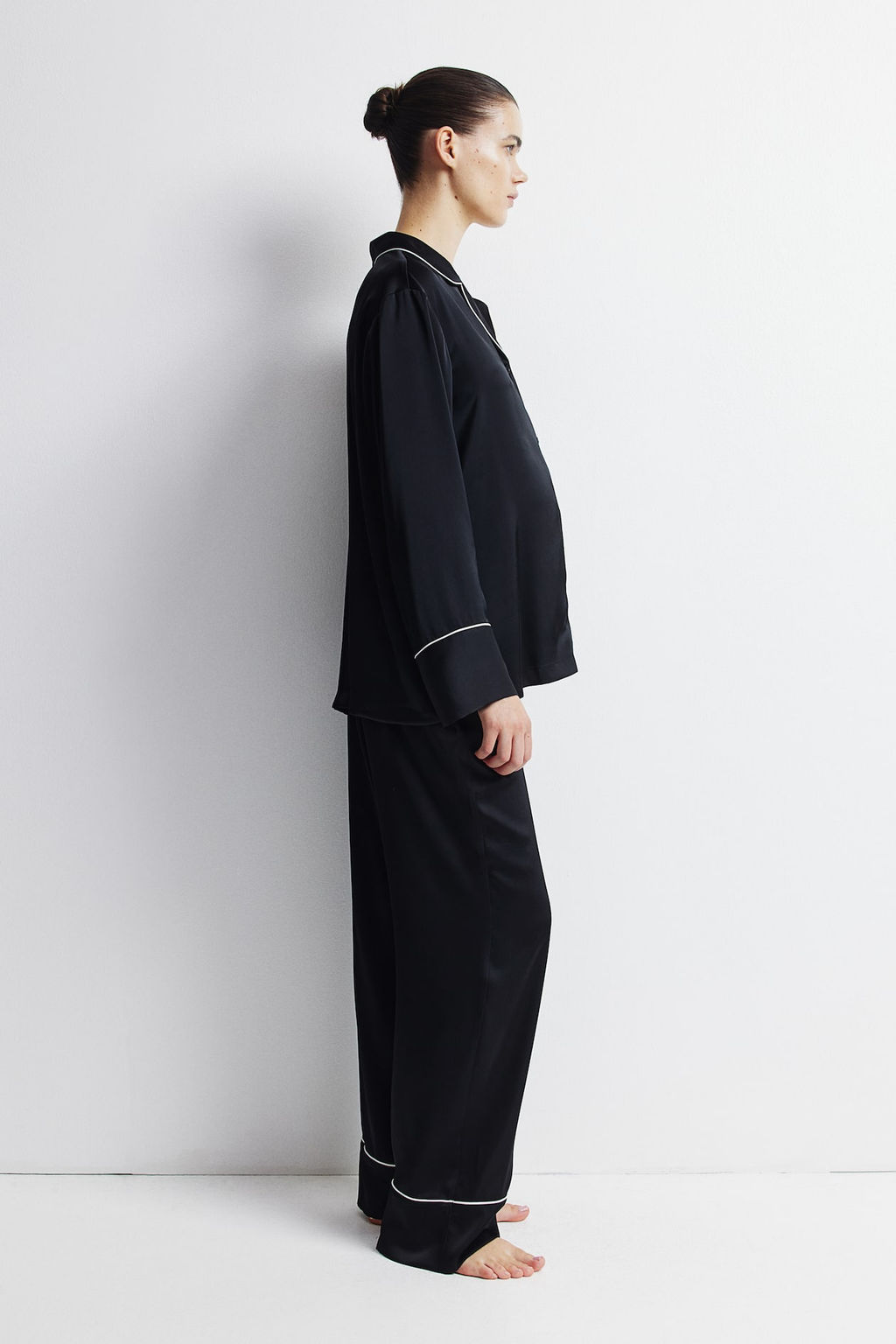 MAMA Pijama de saten Before & After - H&m фото 5