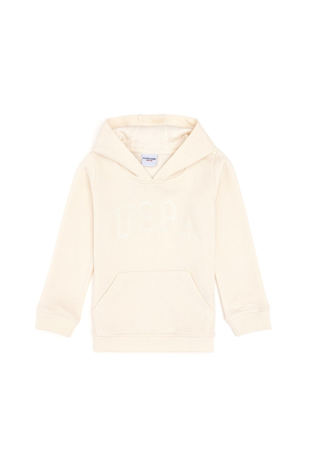 Кремовый базовый свитшот для девочек Неожиданная скидка в корзине - U.s. polo assn фото 2