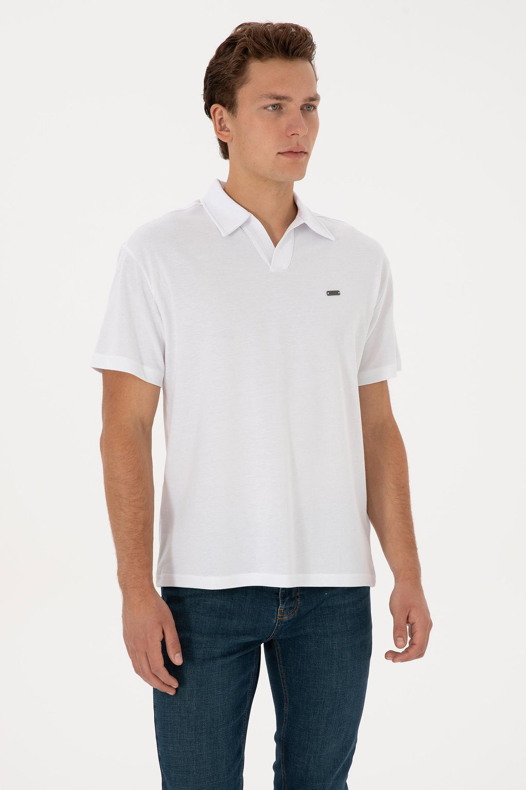 Erkek Beyaz Ti__rt - U.s. polo assn фото 3