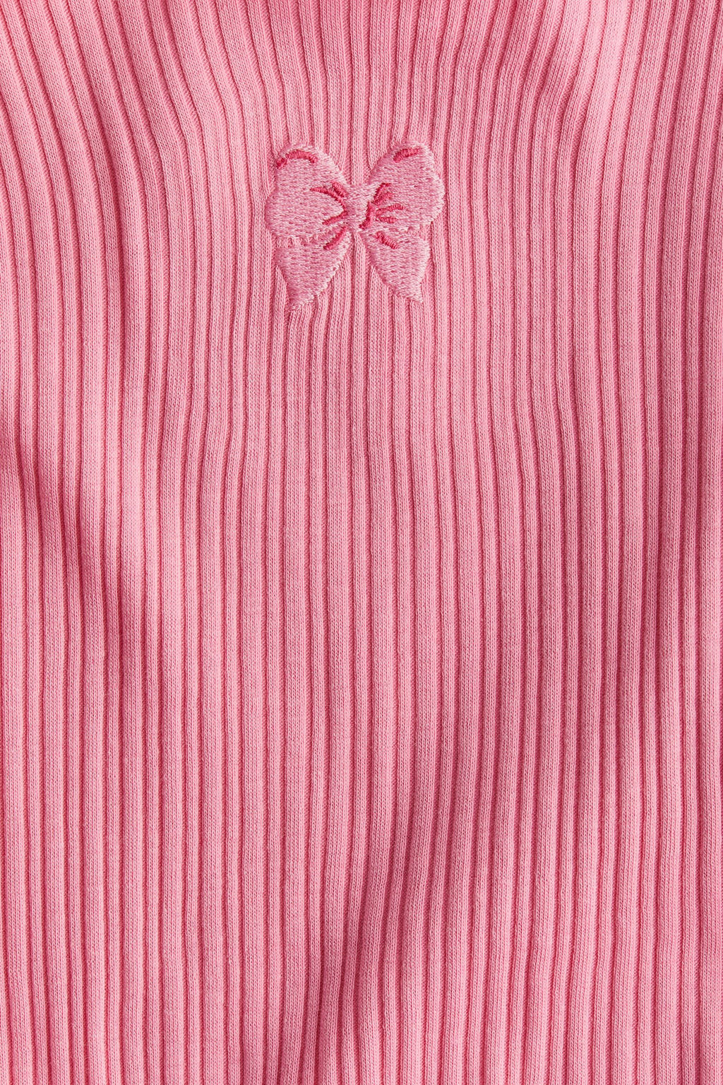 Camiseta de algodon con detalles sobrehilados - H&m фото 2