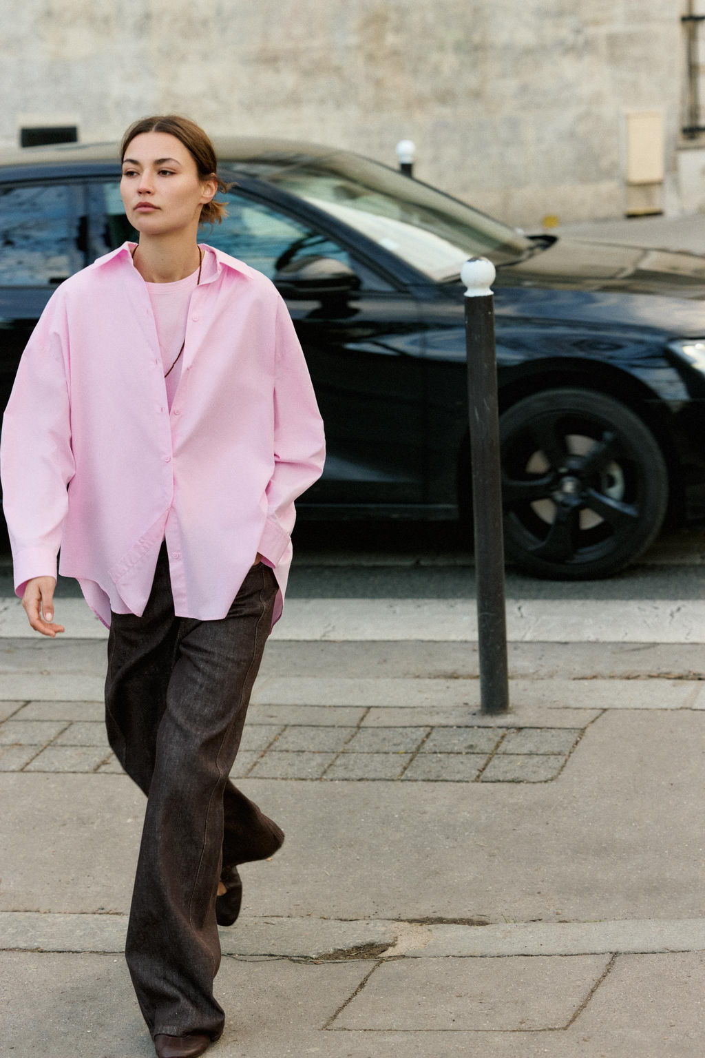OVERSIZE POPLIN SHIRT - Zara фото 2
