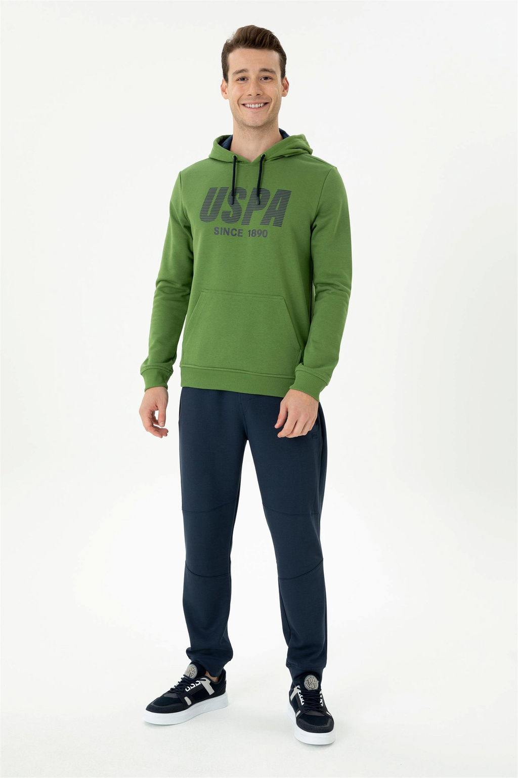 Мужской зеленый свитшот Неожиданная скидка в корзине - U.s. polo assn фото 4