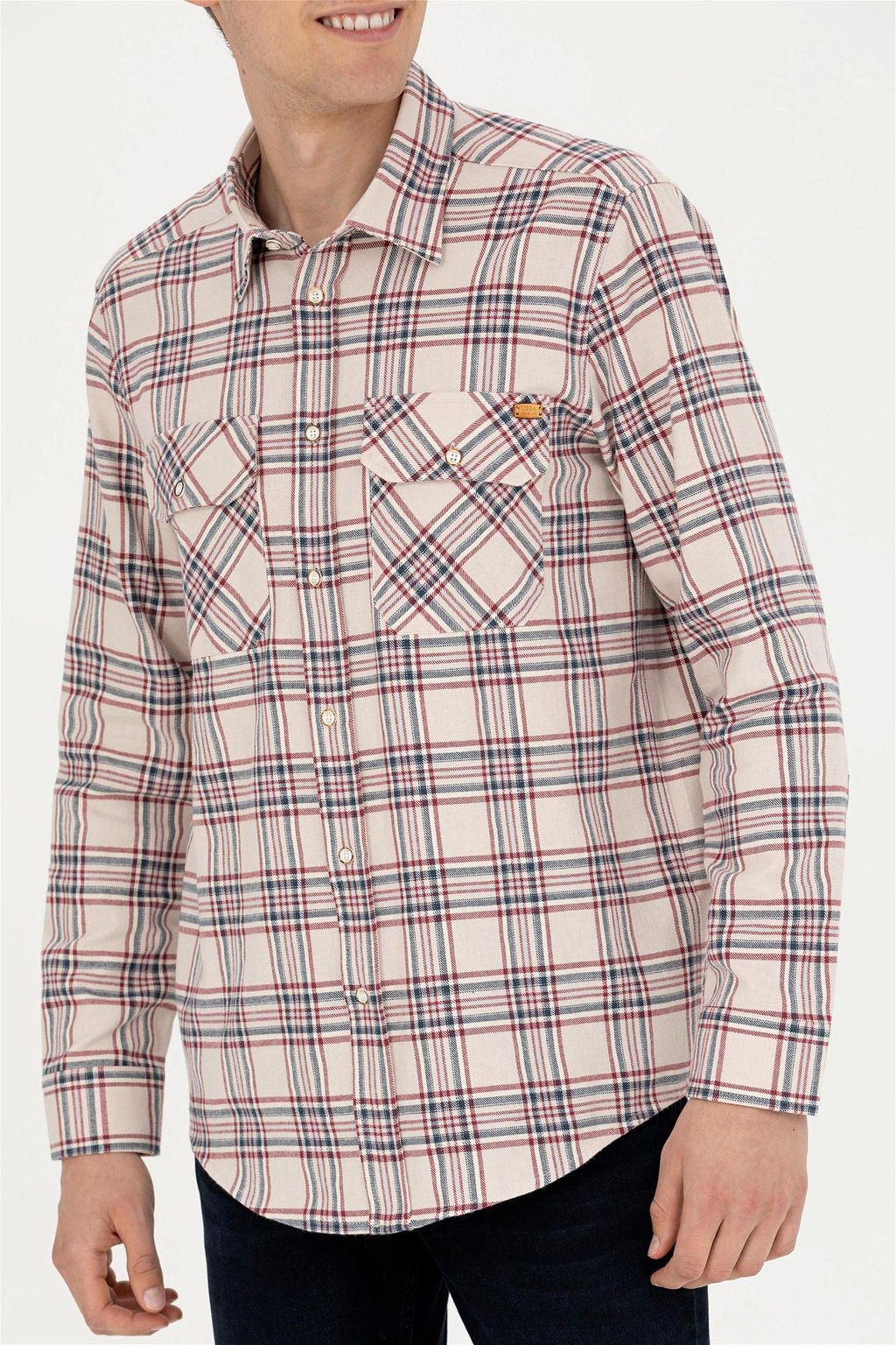 Мужская рубашка с длинным рукавом Stone - U.s. polo assn фото 13