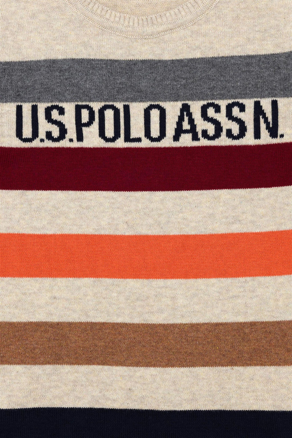 Свитер U.S. Polo Assn для мальчиков из хлопка меланж  фото 8