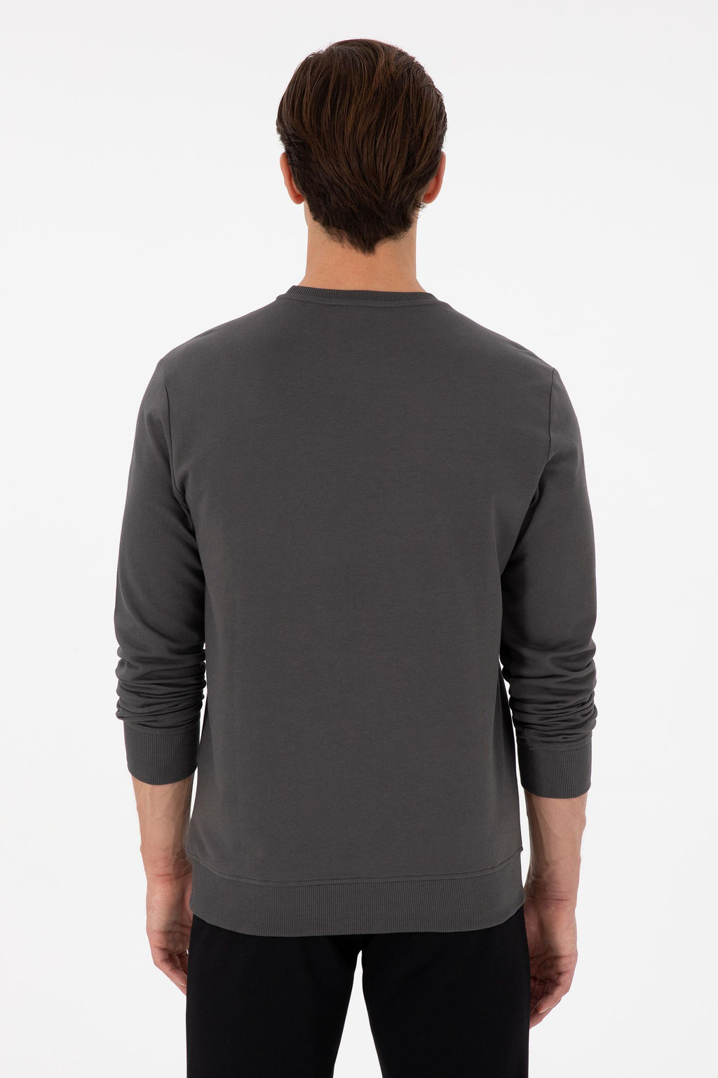 Мужской свитшот антрацитового цвета Неожиданная скидка в корзине - U.s. polo assn фото 12