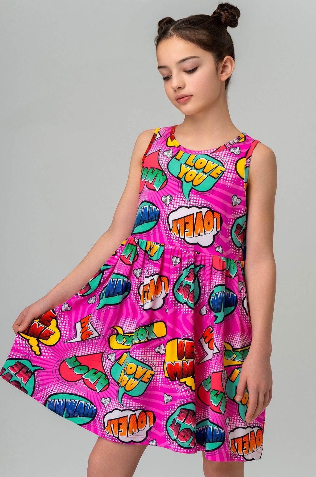 Летнее платье из бамбука для девочки Happyfox