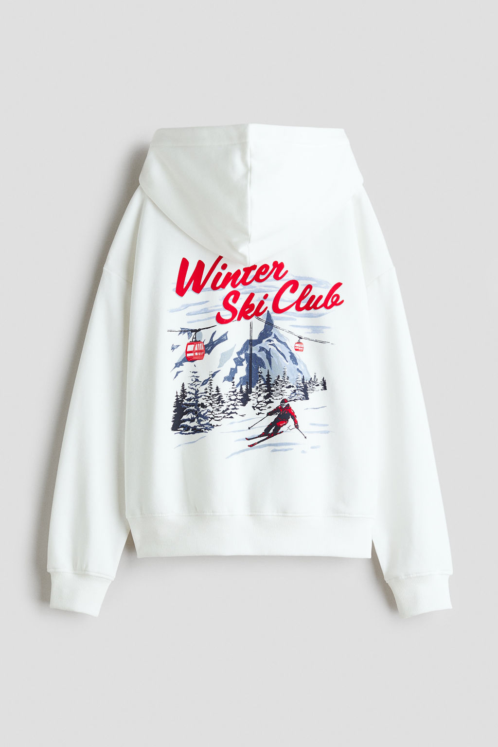 Sudadera oversize con capucha y motivo - H&m фото 8