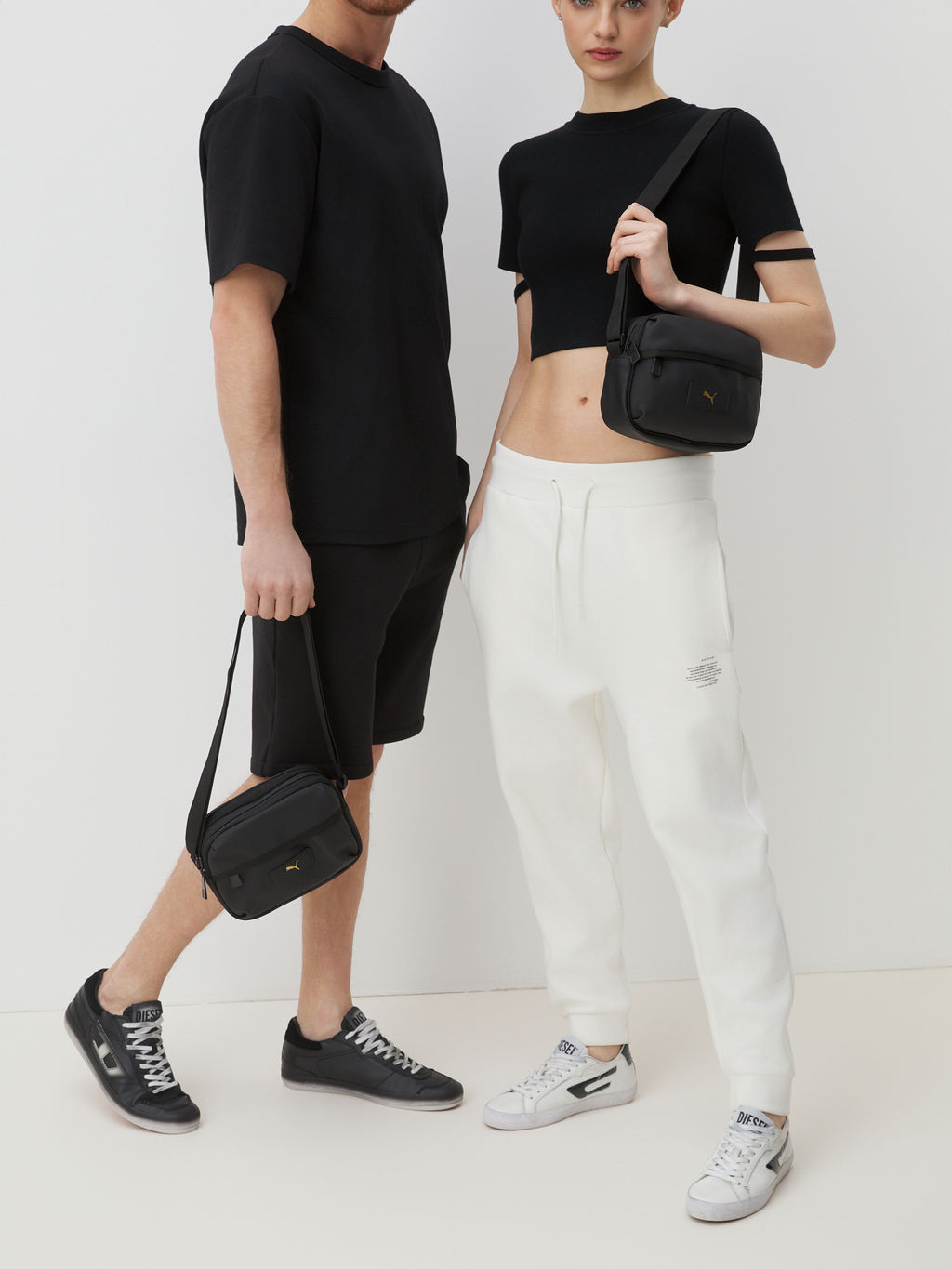 Сумка через плечо PUMA ESSENTIALS PU Crossbody Bag Артикул 4285567, черный