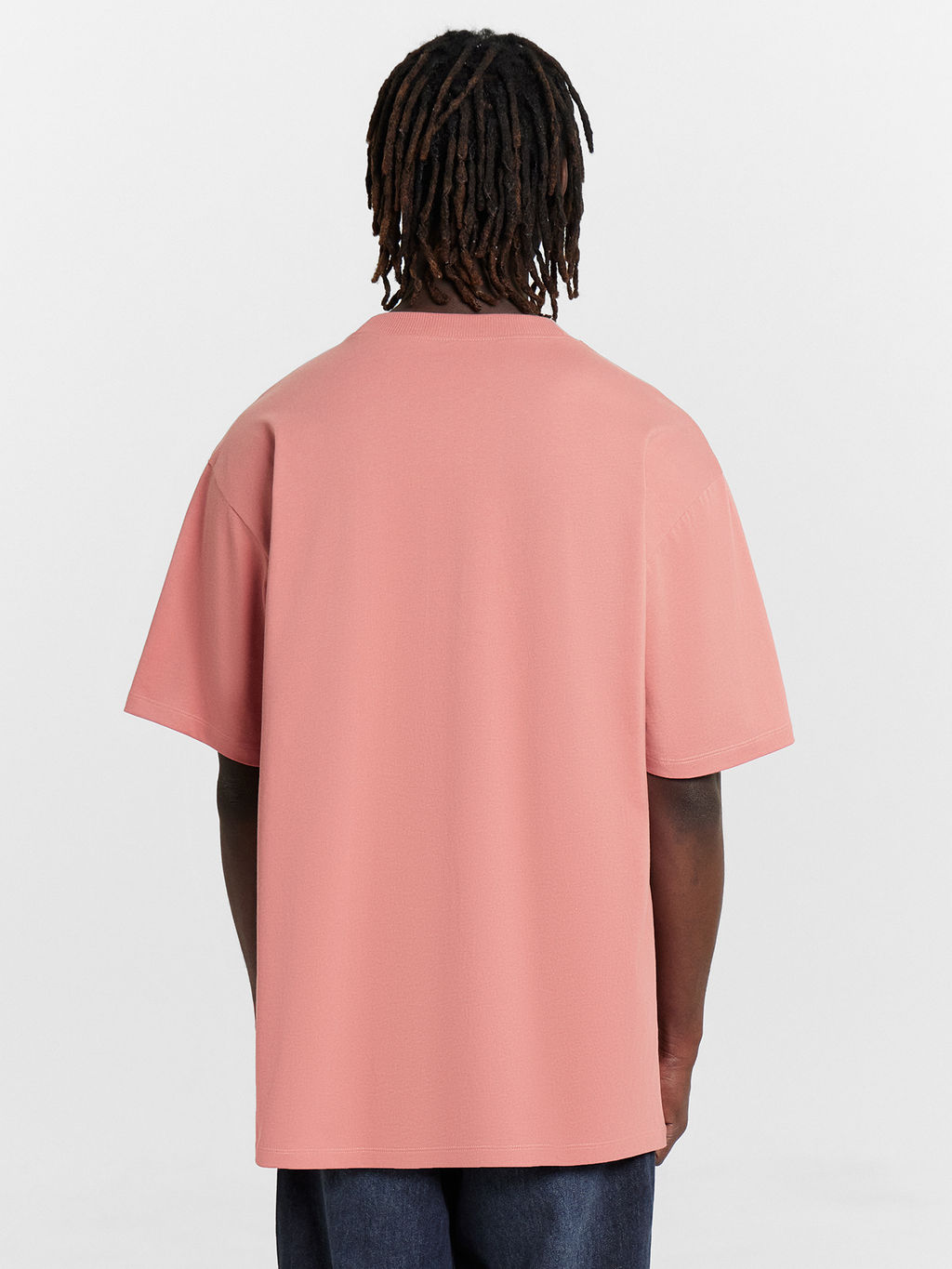 Футболка мужская розовая оверсайз св.терракотовый 111846