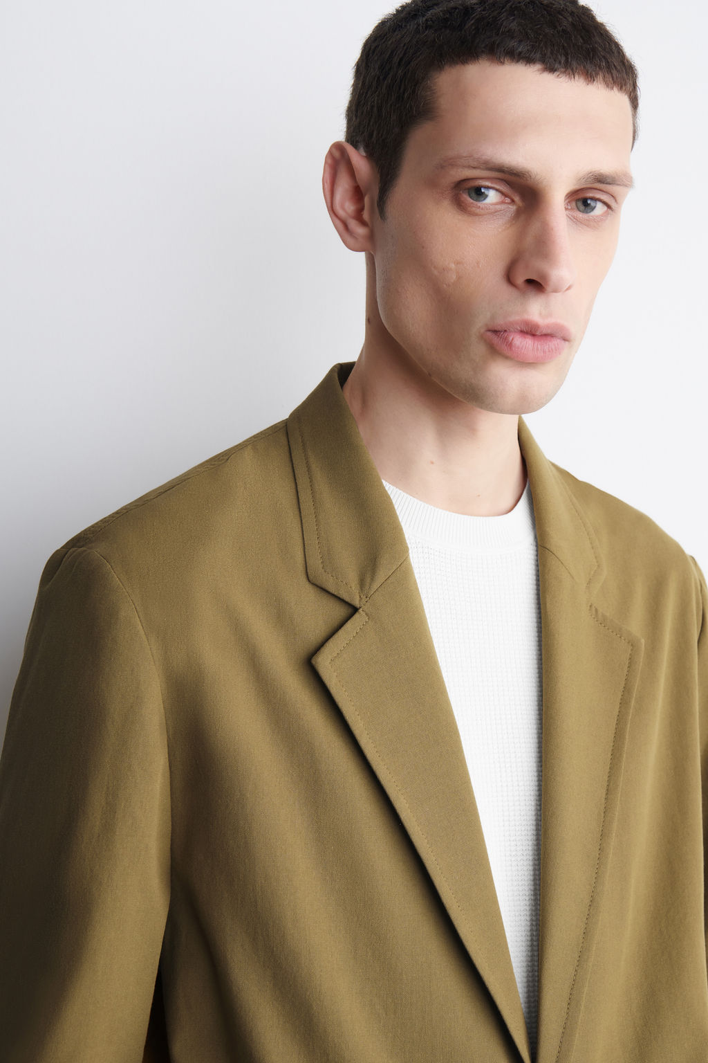 BLAZER DESESTRUCTURADA DE ALGOD?N