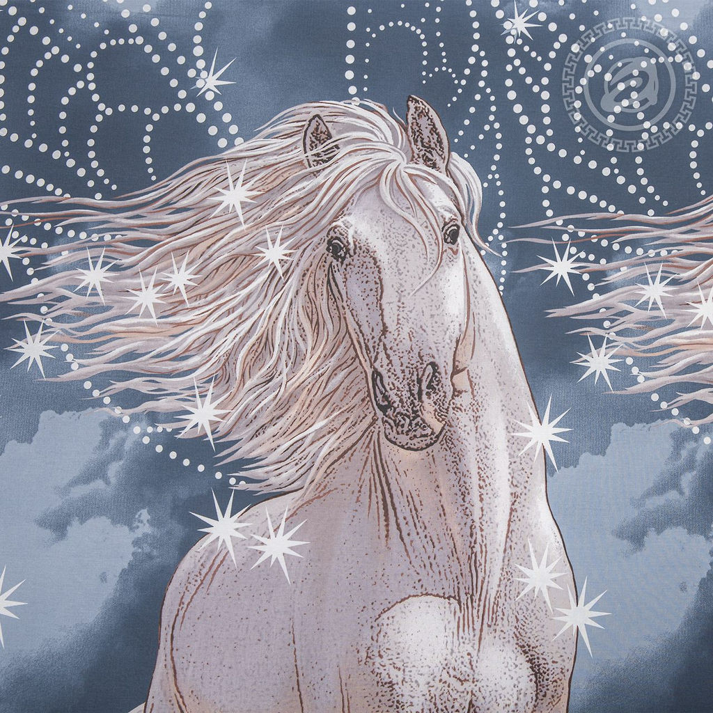 Постельное белье Пегас (поплин DE LUXE) 1,5 сп./Пододеяльник: 1 шт. - 215*145; Простыня: 1 шт. - 215*150; Наволочка: 2 шт. - 70*70; DE LUXE - Артпостель фото 3