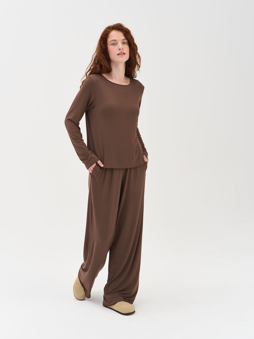 Штаны домашние "Шоколад" женские