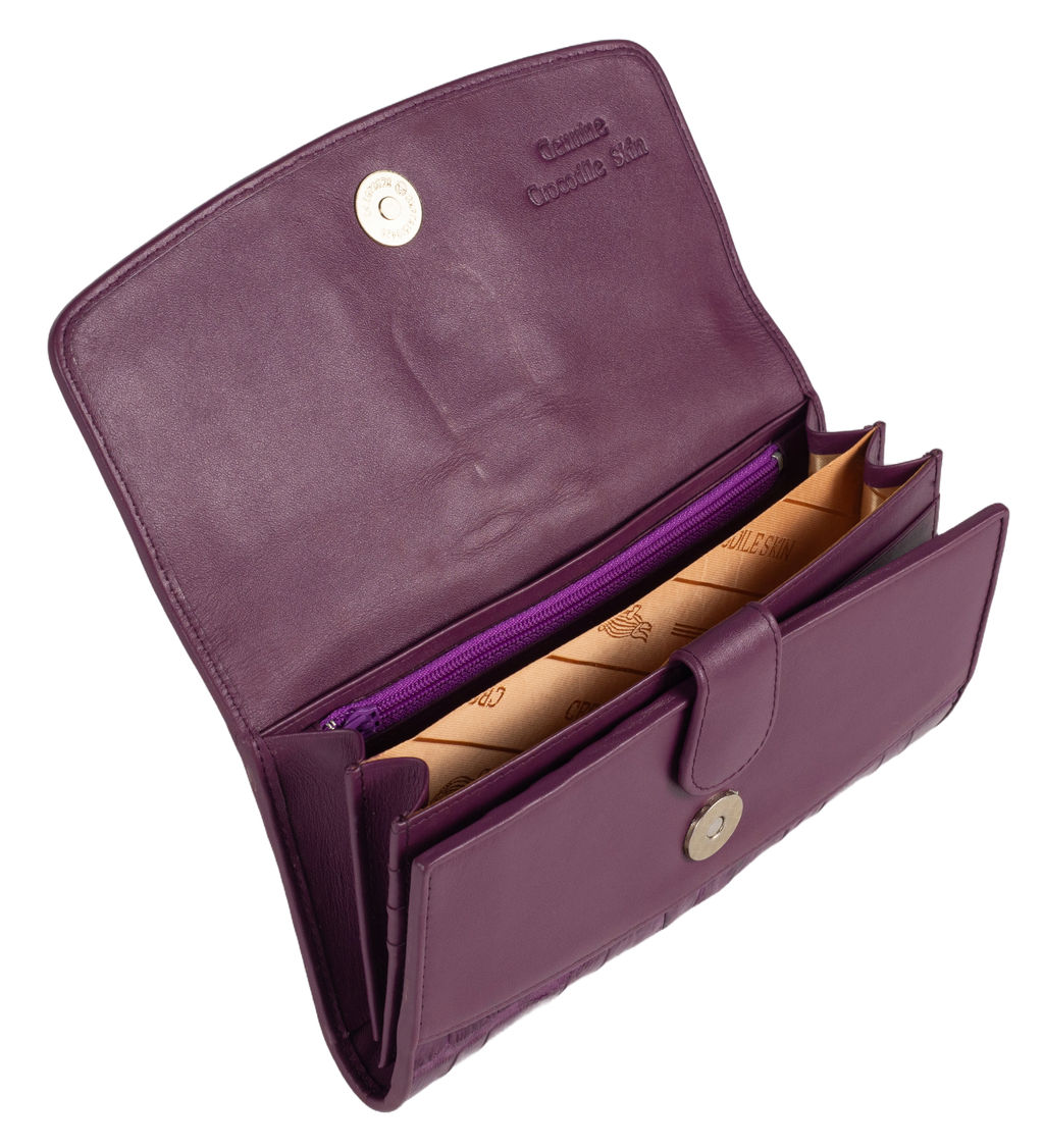 Кошелек женский из кожи крокодила - Sefaro фото 3