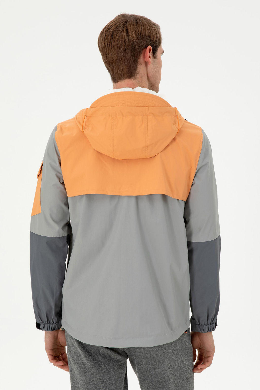 Пальто мужское U.S. Polo Assn серое  фото 12