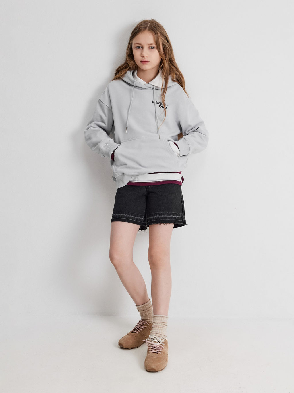 ACOOLA / Шорты джинсовые детские для девочек Ranya черный