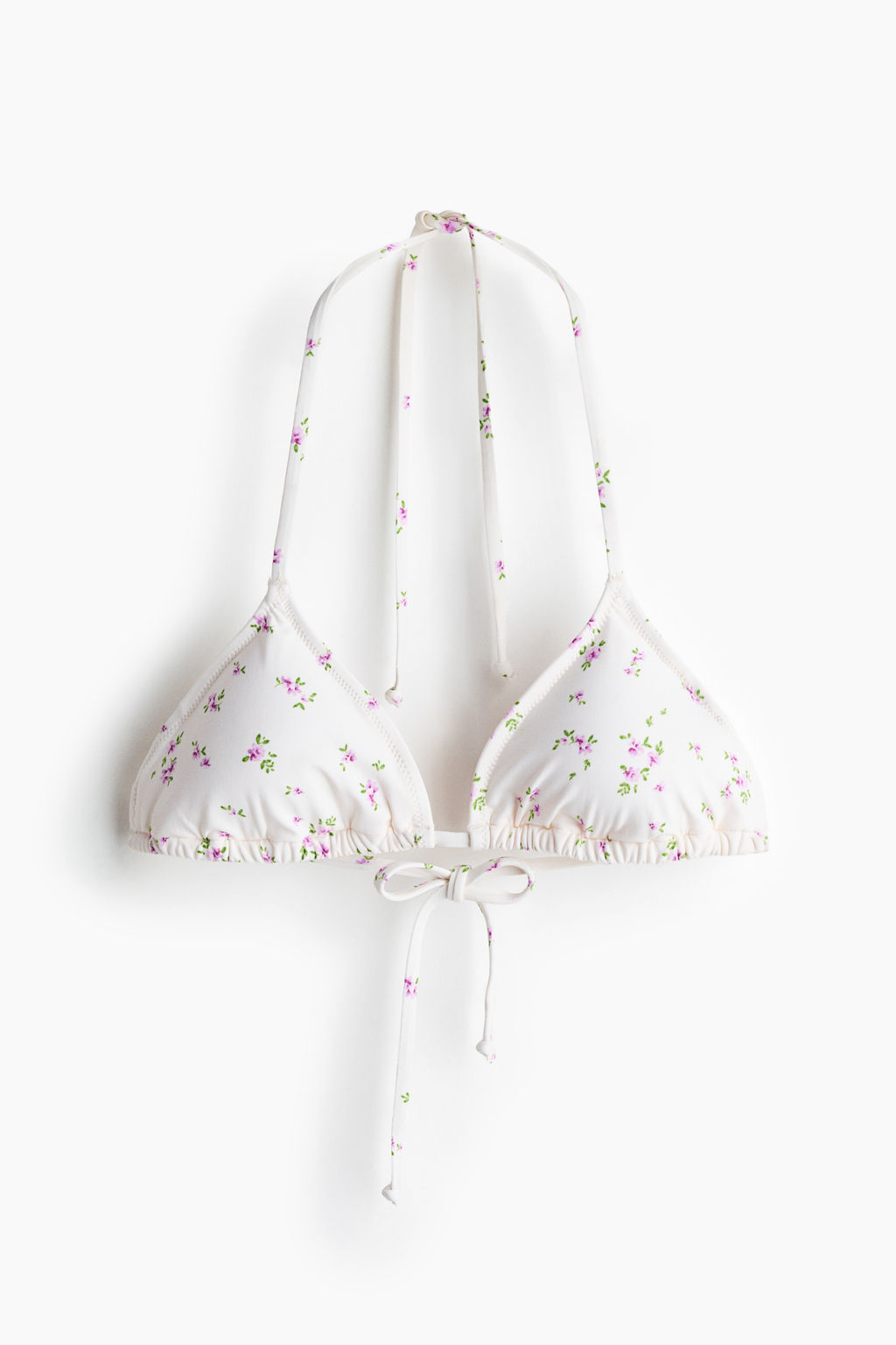 Top de bikini triangular con relleno - H&m фото 16