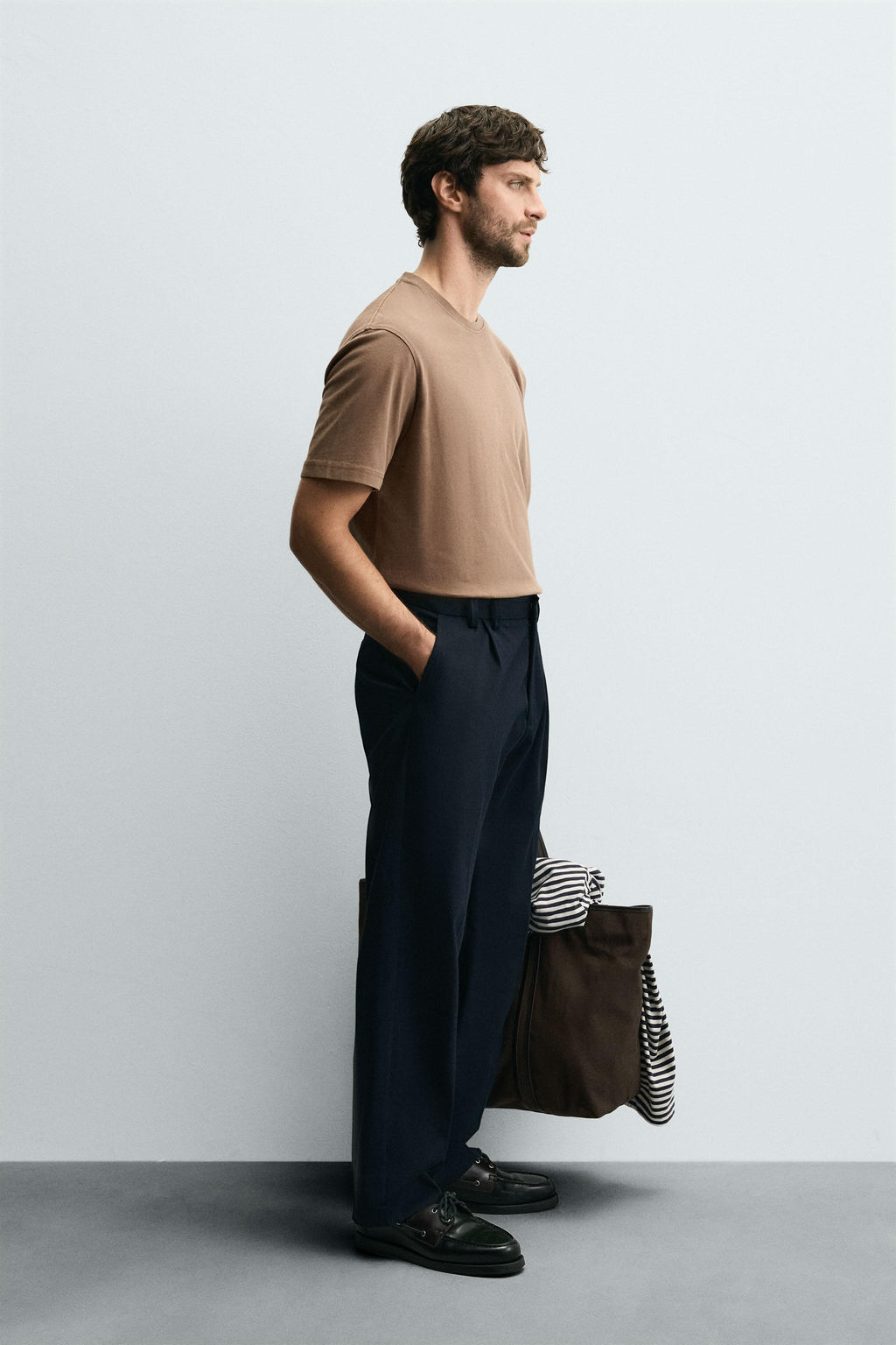 WASHED REGULAR FIT T-SHIRT - Zara фото 6
