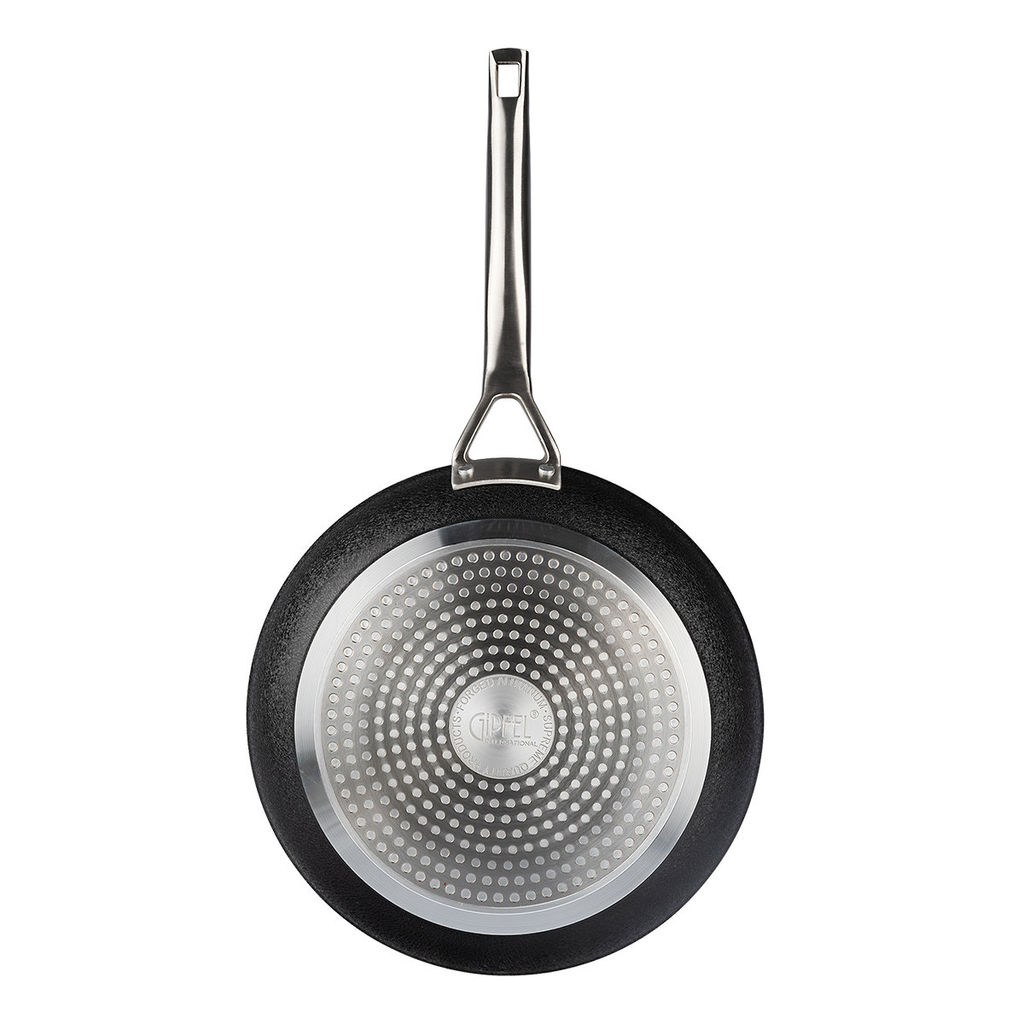 51377 GIPFEL Сковорода PROFILE PREMIUM 26*5,0 см из кованого алюминия с премиальным царапиноустойчивым 3-cлойным антипригарным покрытием Teflon Profile, с ручкой из нержавеющей стали, с индукционным д  фото 5