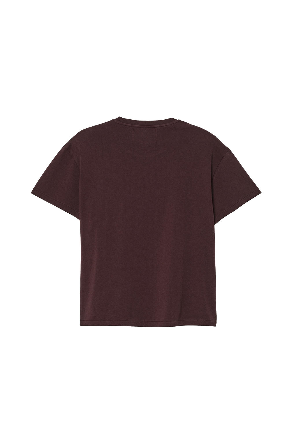 CAMISETA CROPPED FIT TEXTO AMOR / Marr?n